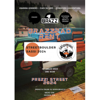 BrazzPad Rent - L'apuano Appeso Street Boulder (7 luglio 2024)